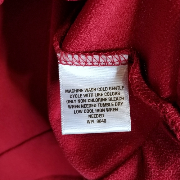 Bar III | Red Asymmetrical One Shoulder Blouse XS - Picture 7 of 8